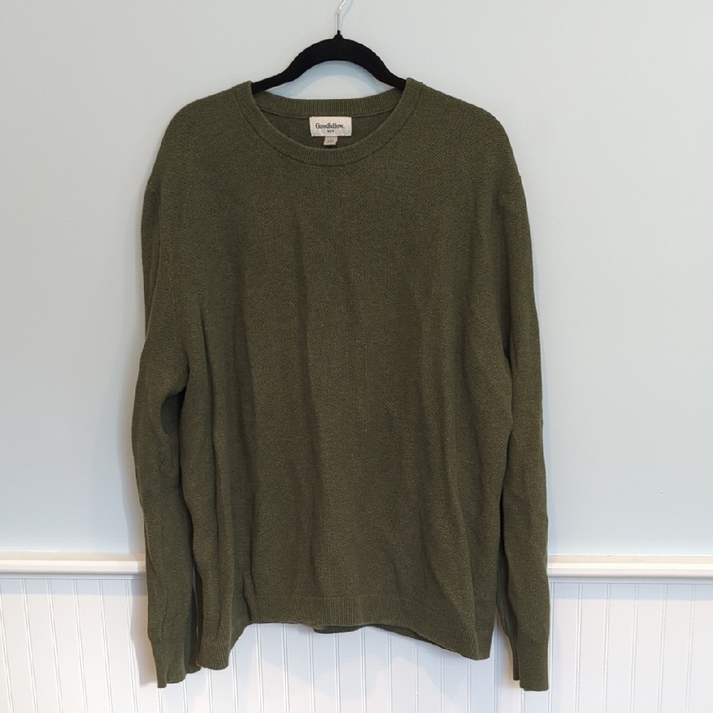 Goodfellow & Co Men's Forest Green Crewneck Sweater
